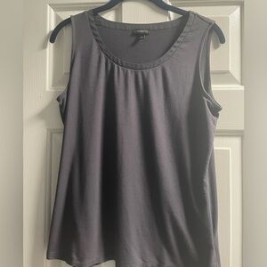 Talbots dark gray top